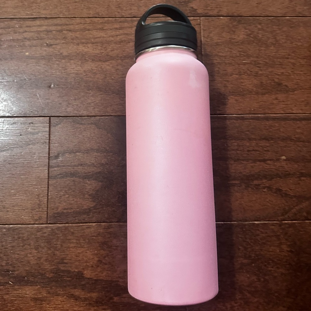 Adventuridge Pink stainless steel Jug Water Bottle Reusable Screw Lid Top Handle